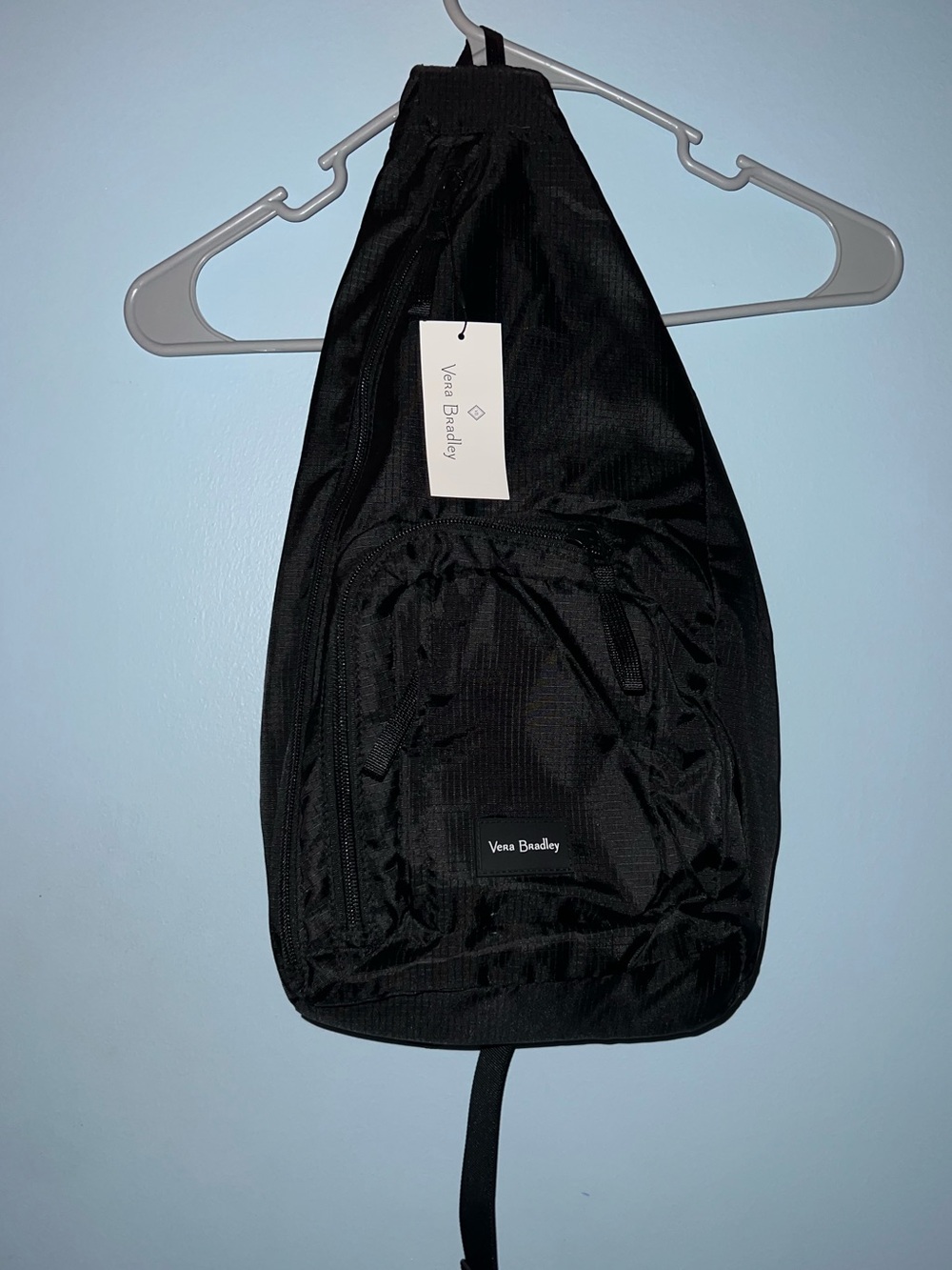 NWT~Vera Bradley Black Sling Backpack